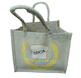 Natural Burlap Tote Bag
