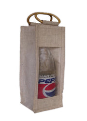 printed Wine bottle bag