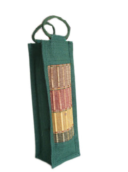 Bamboo Jute Wine Bag