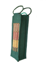 Bamboo Jute Wine Bag