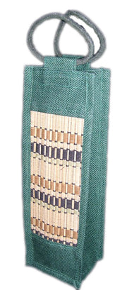 Bamboo Jute Wine Bag