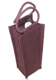 Bamboo mat Jute wine Bottle Bag