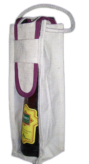 PVC WINDOW SINGLE WINE BOTTLE  BAG