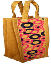 POLKA DOT WINE BOTTLE BAG
