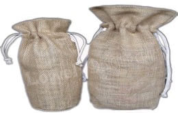 JUTE  BOTTLE DRAWSTRING BAG