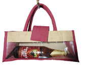 Jute Wine Gift Hamper Bag