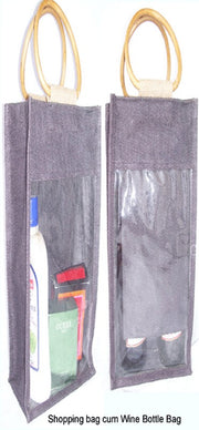 JUCO WINE BOTTLE SHOPPING BAG