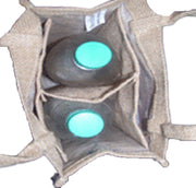 Two Bottle Jute Bag