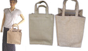 Jute Six Wine Bottle Bag