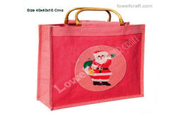 CHRISTMAS  BAG WITH CANE HANDLE