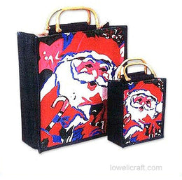 SANTA CLAUSE JUTE BAG