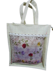 Jute Bag with PVC Window