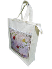 Jute Bag with PVC Window
