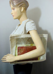Jute Transparent Window Bag