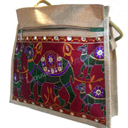 SILK PATCH JUTE BAG