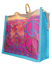 SILK PATCH JUTE BAG