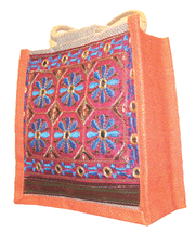 SILK PATCH JUTE BAG