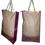 SILK PATCH JUTE BAG