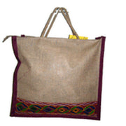 SILK PATCH JUTE BAG