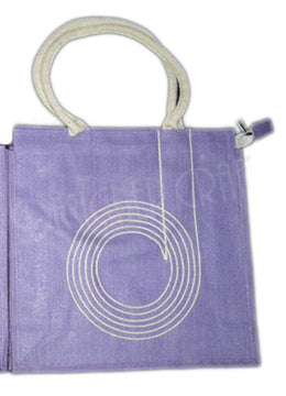 EMBROIDERY JUTE DESIGNER BAG