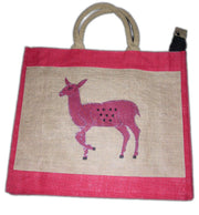 DESIGNER  JUTE SHOPPING BAG