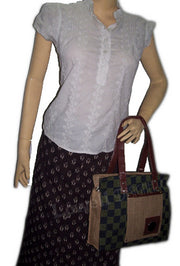 JUTE HANDLOOM LADIES BAG