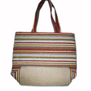 JUTE HANDLOOM  BEACH BAG