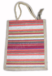 JUTE HANDLOOM  BEACH BAG