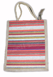 JUTE HANDLOOM  BEACH BAG
