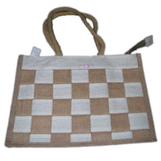 LADIES CHECK WEAVE DESIGNER BAG