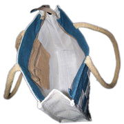 LADIES CHECK WEAVE DESIGNER BAG
