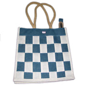 LADIES CHECK WEAVE DESIGNER BAG
