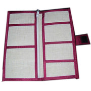 JUTE COTTON CARD HOLDER PURSE