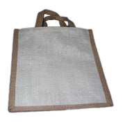 JUTE GIFT BAG WITH GOLDEN BORDER