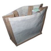 JUTE GIFT BAG WITH GOLDEN BORDER