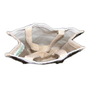 JUTE GIFT BAG WITH GOLDEN BORDER