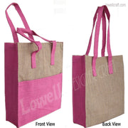 TWO TONE JUTE BAG