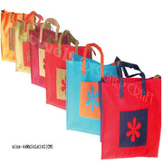 EMBROIDERY  BORDER JUTE BAG