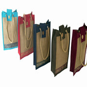 ZARI BORDER JUTE BAG