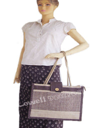 HERRING BONE JUTE BAG