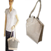 HERRING BONE FABRICJUTE BAG