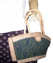 HERRING BONE FABRICJUTE BAG