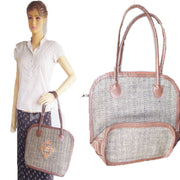 HERRING BONE FABRICJUTE BAG
