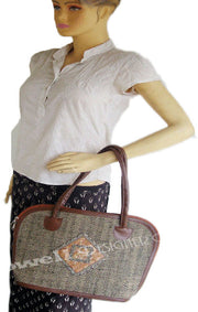 HERRING BONE FABRICJUTE BAG