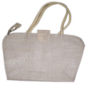 HANDLOOM FABRIC DESIGNER JUTE  BAG