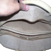 HANDLOOM FABRIC DESIGNER JUTE  BAG
