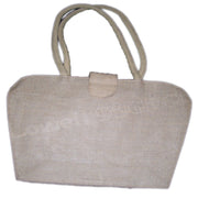 HANDLOOM FABRIC DESIGNER JUTE  BAG