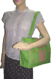 JUTE SHOULDER  BAG