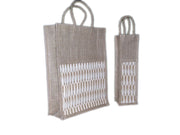 Handloom net Shopping Bag
