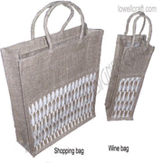 Handloom net Shopping Bag